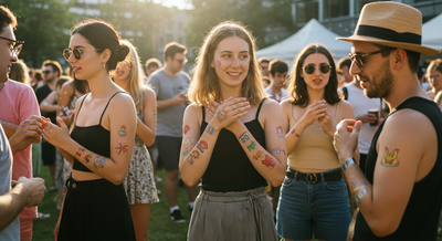 Tatuaggi temporanei: il nuovo alleato per marchi ed eventi