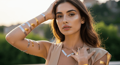 Come abbinare i tatuaggi temporanei ai tuoi gioielli o ai tuoi outfit per un look perfettamente armonioso