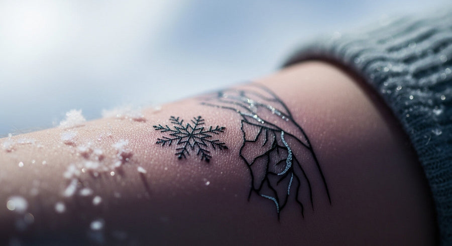 Tatuaggi temporanei invernali: 10 idee ispiratrici per la stagione più fredda