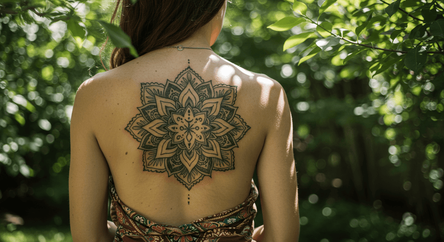 Mandala: Quando l'arte mistica diventa un tatuaggio temporaneo super cool!