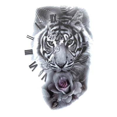 Tiger and Roses