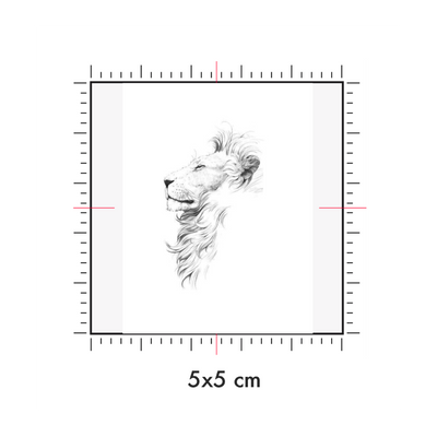 Tatuaggi temporanei personalizzati : 5 x 5 cm