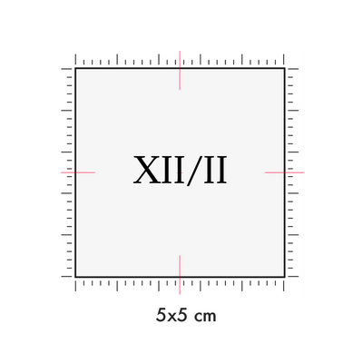 Tatuaggi temporanei personalizzati : 5 x 5 cm