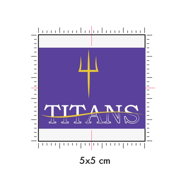 Tatuaggi temporanei personalizzati : 5 x 5 cm
