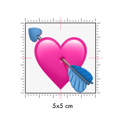 Tatuaggi temporanei personalizzati : 5 x 5 cm