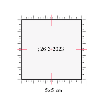 Tatuaggi temporanei personalizzati : 5 x 5 cm