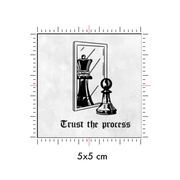 Tatuaggi temporanei personalizzati : 5 x 5 cm