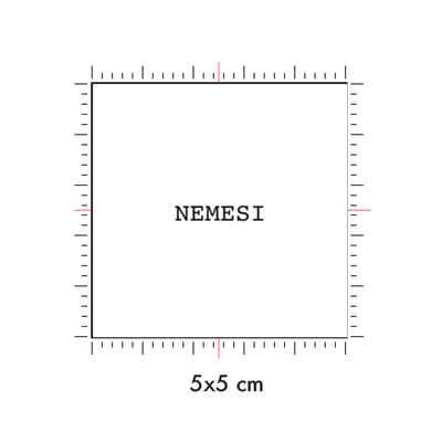 Tatuaggi temporanei personalizzati : 5 x 5 cm