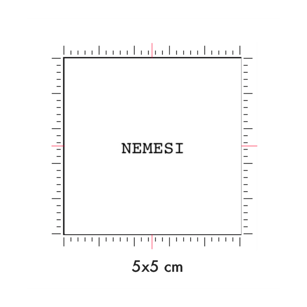 Tatuaggi temporanei personalizzati : 5 x 5 cm