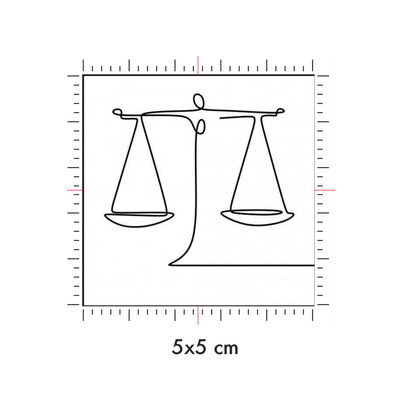 Tatuaggi temporanei personalizzati : 5 x 5 cm