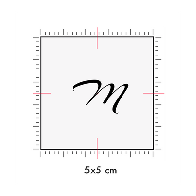 Tatuaggi temporanei personalizzati : 5 x 5 cm
