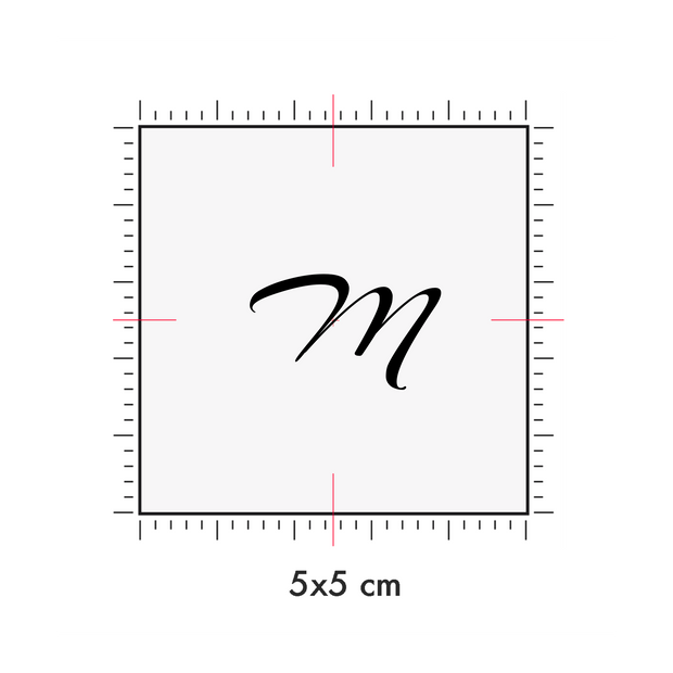Tatuaggi temporanei personalizzati : 5 x 5 cm