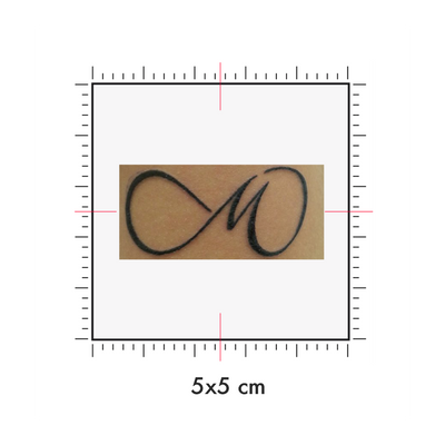 Tatuaggi temporanei personalizzati : 5 x 5 cm