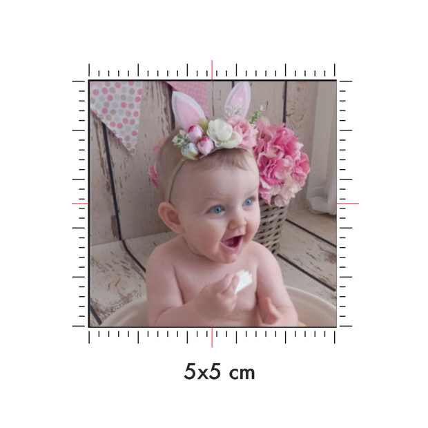 Tatuaggi temporanei personalizzati : 5 x 5 cm