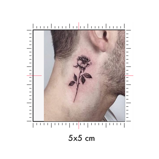 Tatuaggi temporanei personalizzati : 5 x 5 cm
