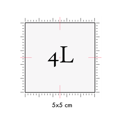 Tatuaggi temporanei personalizzati : 5 x 5 cm