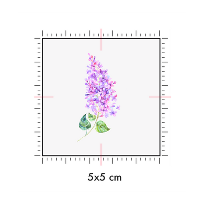 Tatuaggi temporanei personalizzati : 5 x 5 cm