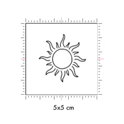 Tatuaggi temporanei personalizzati : 5 x 5 cm