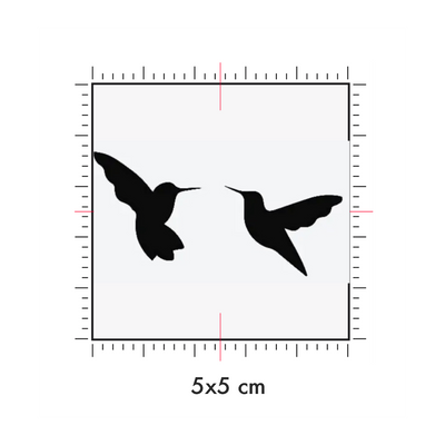 Tatuaggi temporanei personalizzati : 5 x 5 cm