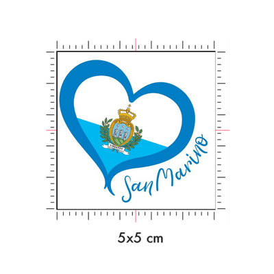 Tatuaggi temporanei personalizzati : 5 x 5 cm
