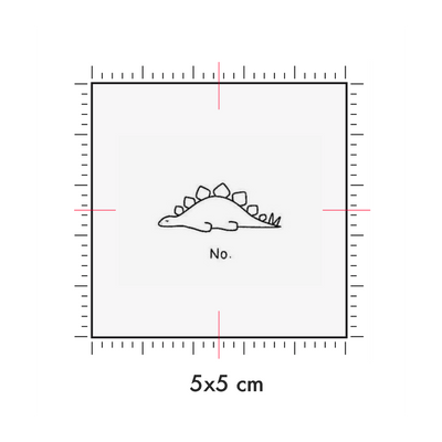 Tatuaggi temporanei personalizzati : 5 x 5 cm
