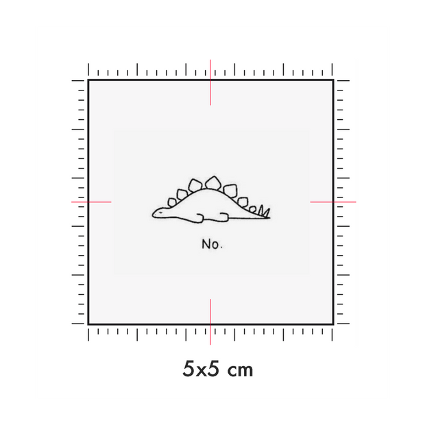 Tatuaggi temporanei personalizzati : 5 x 5 cm