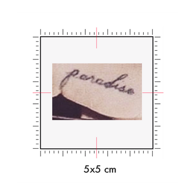 Tatuaggi temporanei personalizzati : 5 x 5 cm