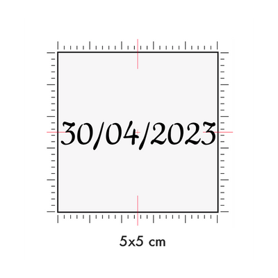 Tatuaggi temporanei personalizzati : 5 x 5 cm