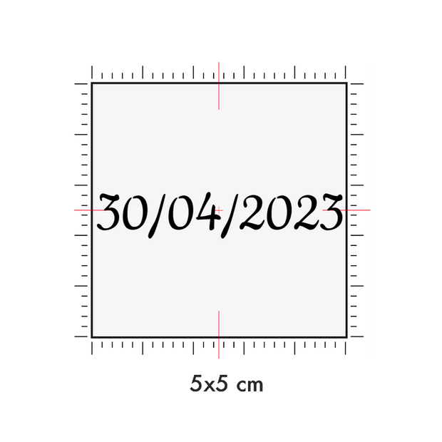 Tatuaggi temporanei personalizzati : 5 x 5 cm