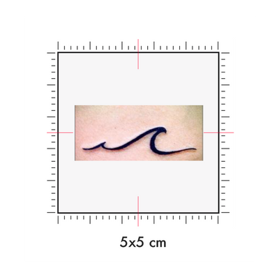 Tatuaggi temporanei personalizzati : 5 x 5 cm