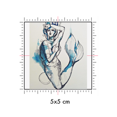 Tatuaggi temporanei personalizzati : 5 x 5 cm