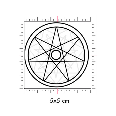 Tatuaggi temporanei personalizzati : 5 x 5 cm