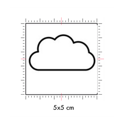 Tatuaggi temporanei personalizzati : 5 x 5 cm