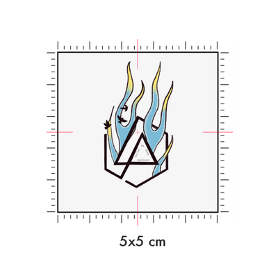 Tatuaggi temporanei personalizzati : 5 x 5 cm