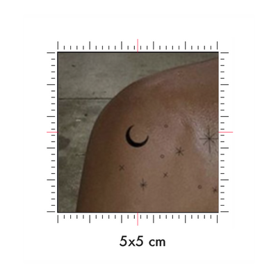 Tatuaggi temporanei personalizzati : 5 x 5 cm