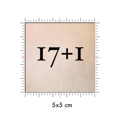 Tatuaggi temporanei personalizzati : 5 x 5 cm