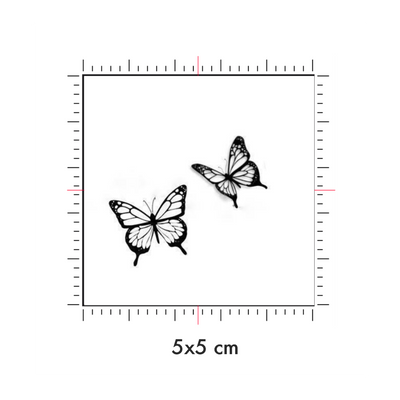 Tatuaggi temporanei personalizzati : 5 x 5 cm