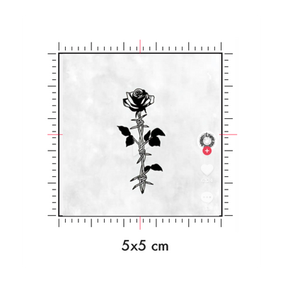 Tatuaggi temporanei personalizzati : 5 x 5 cm