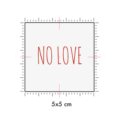 Tatuaggi temporanei personalizzati : 5 x 5 cm