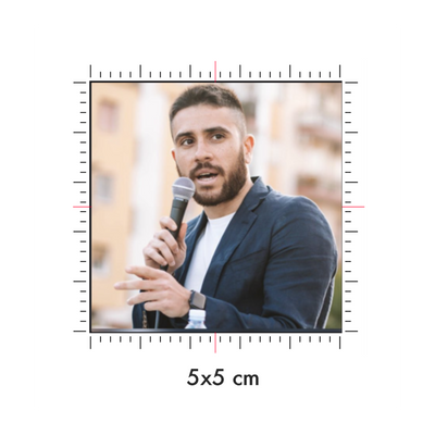 Tatuaggi temporanei personalizzati : 5 x 5 cm