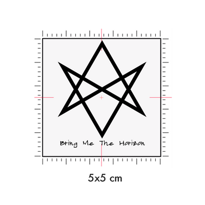 Tatuaggi temporanei personalizzati : 5 x 5 cm