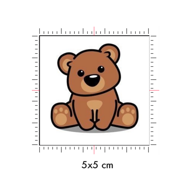 Tatuaggi temporanei personalizzati : 5 x 5 cm