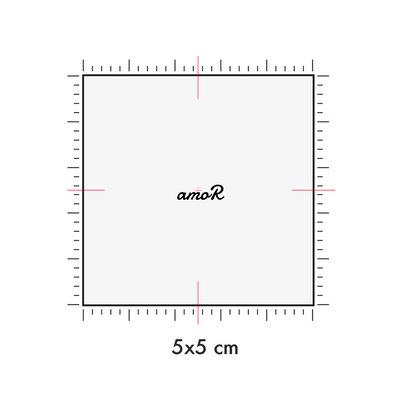 Tatuaggi temporanei personalizzati : 5 x 5 cm