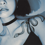 Tatuaggio Semipermanente Blue Snake