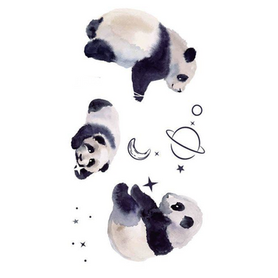 Panda Family Fluorescente