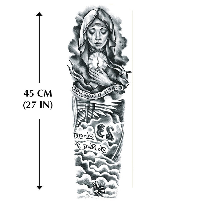 tatouage ephemere grande taille bras
