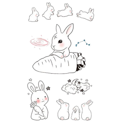 Rabbit Family Fluorscente