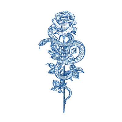 Tatuaggio Semipermanente Snake Flower