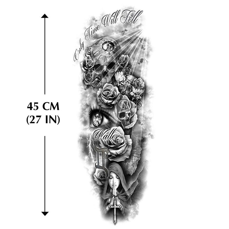 tatouage ephemere xxl grand format bras