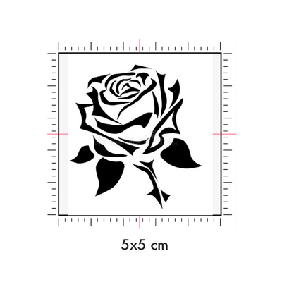 Tatuaggi temporanei personalizzati : 5 x 5 cm